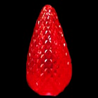 C9 Retro Fit LED Bulbs Red
